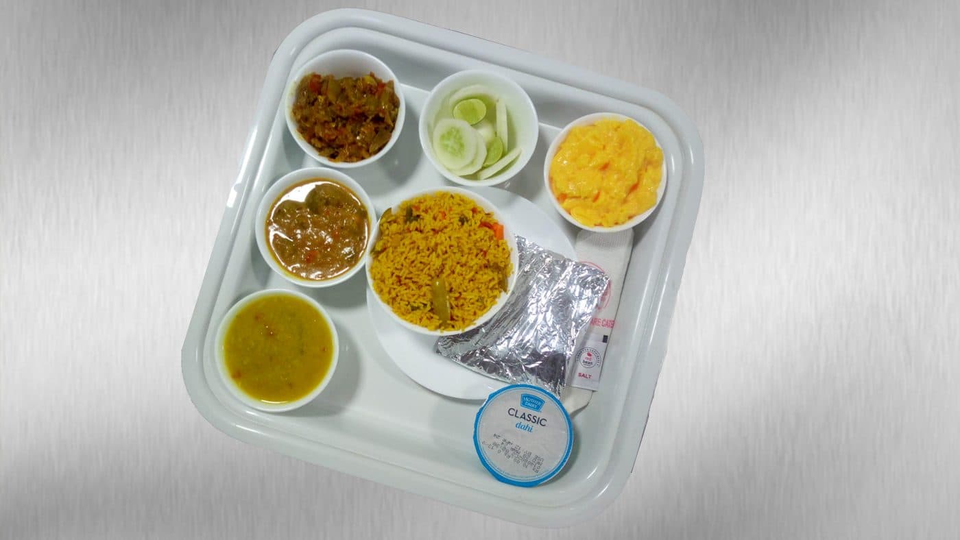 Freshly plated Red Bean Hospitality meal, 8