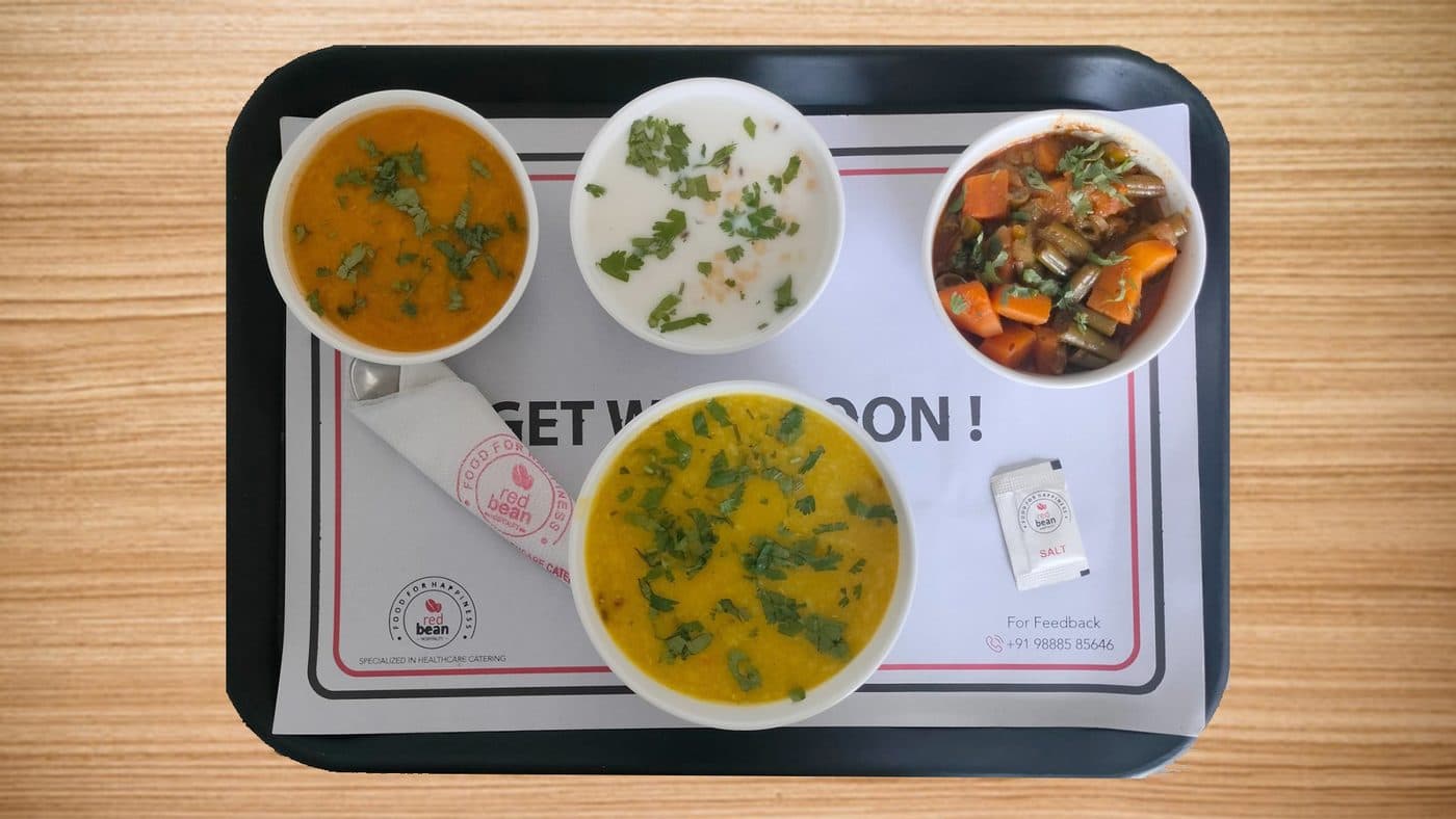 Freshly plated Red Bean Hospitality meal, 11
