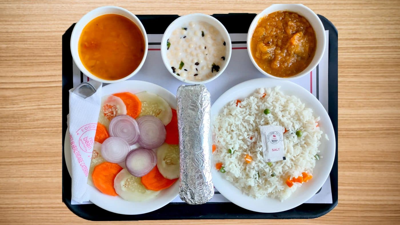 Freshly plated Red Bean Hospitality meal, 15