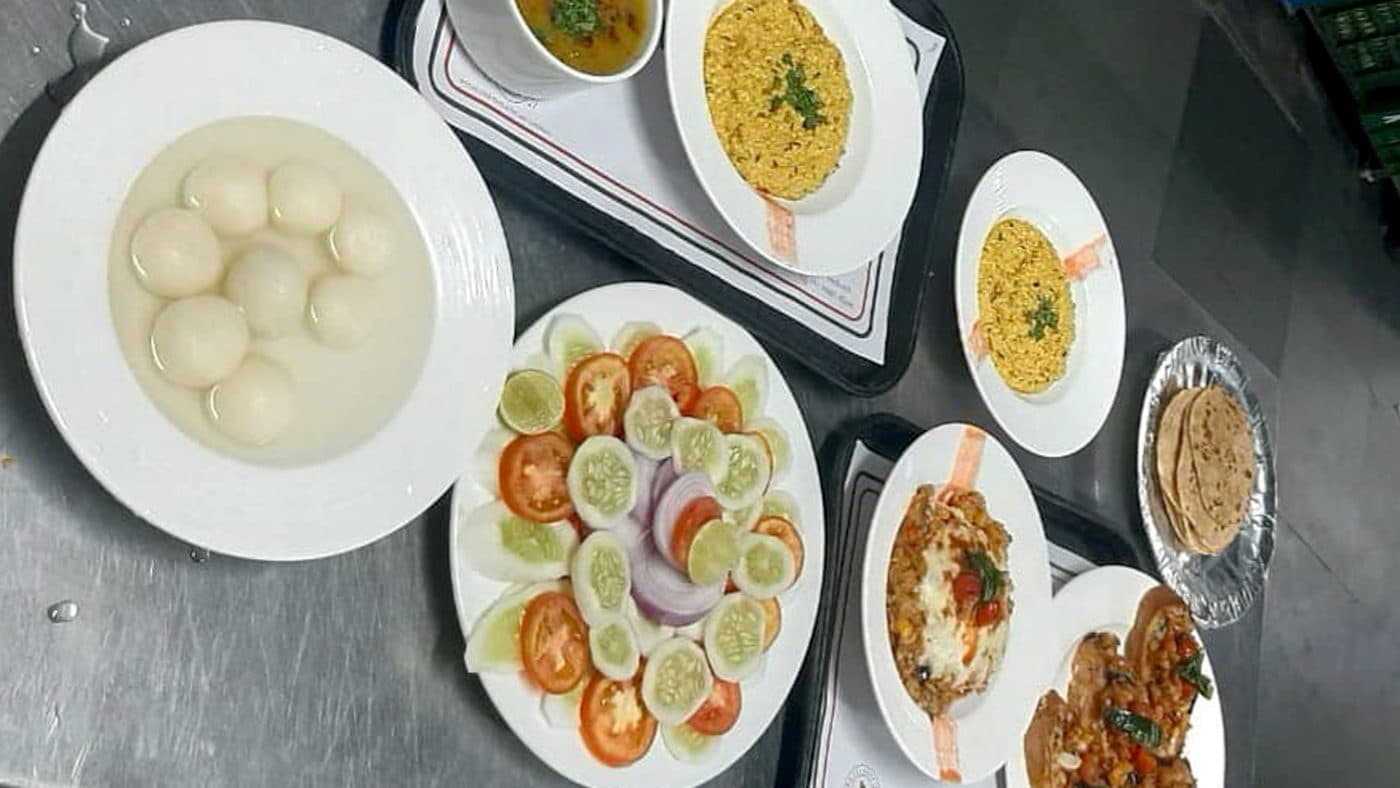 Freshly plated Red Bean Hospitality meal, 20