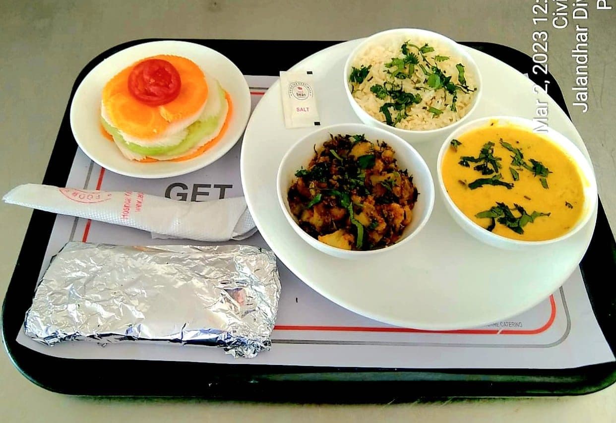 Freshly plated Red Bean Hospitality meal, 41